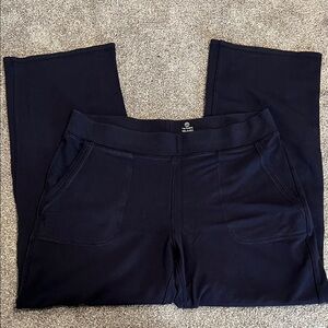 Talbots Navy Relaxed Wide Leg Lounge Pants
